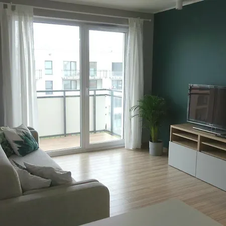 公寓 Nadmorski Zakatek - Apartament Portowy, Opener Festival 2 Km 格丁尼亚